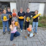 Unsere fertigen Kürbisse